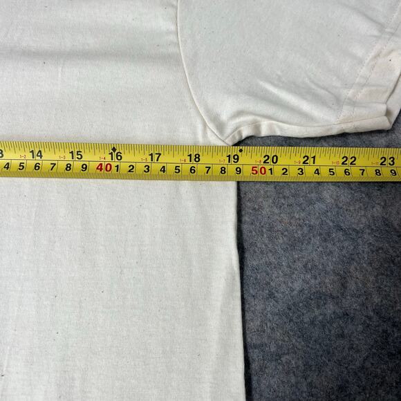 Supreme Men's Plain Cream Short Sleeve 100% Cotton T-Shirt Tee Size Med NEW - Picture 5 of 6